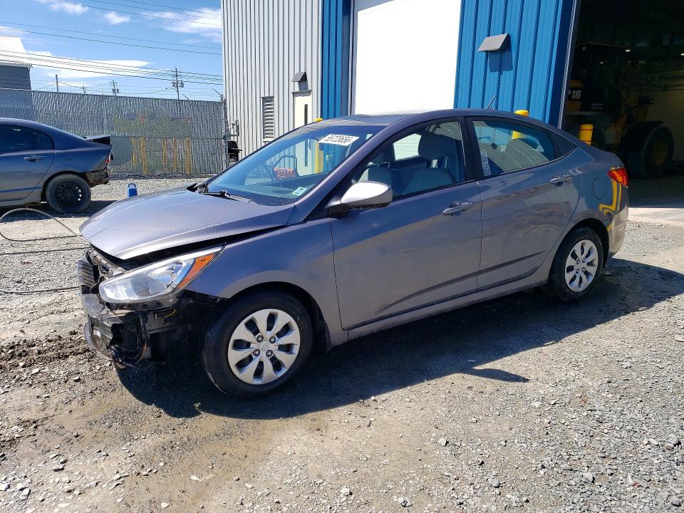 2017 Hyundai Accent VIN KMHCT4AEXHU301686 COPART salvage auction — FRONT END, NS - SALVAGE TITLE, sold $400 on 2026-07-02 (photo 1)