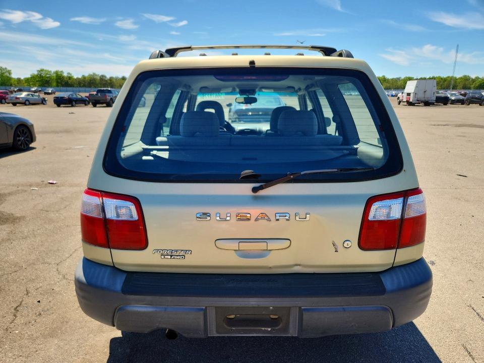 2002 Subaru Forester VIN JF1SF635X2H755118 COPART salvage auction — FRONT END, Ny - Mv-907A Salvage Certificate, sold $425 on 2026-07-06 (photo 6)