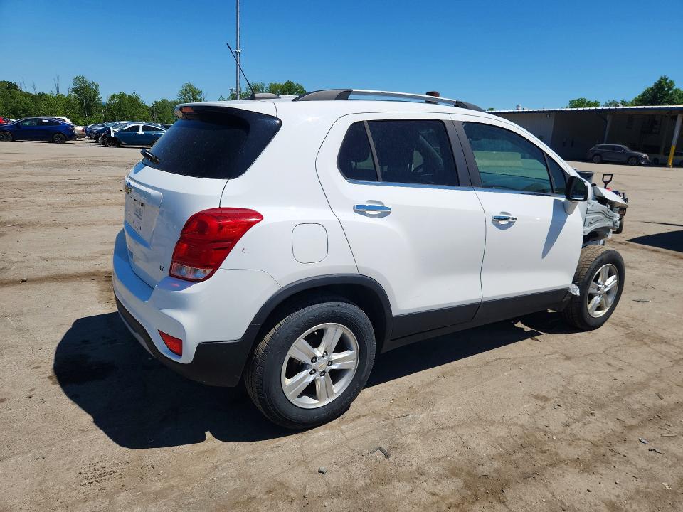 2020 Chevrolet Trax VIN KL7CJLSB0LB066760 COPART salvage auction — FRONT END, Ny - Mv-907A Salvage Certificate, sold $1,950 on 2026-07-09 (photo 3)