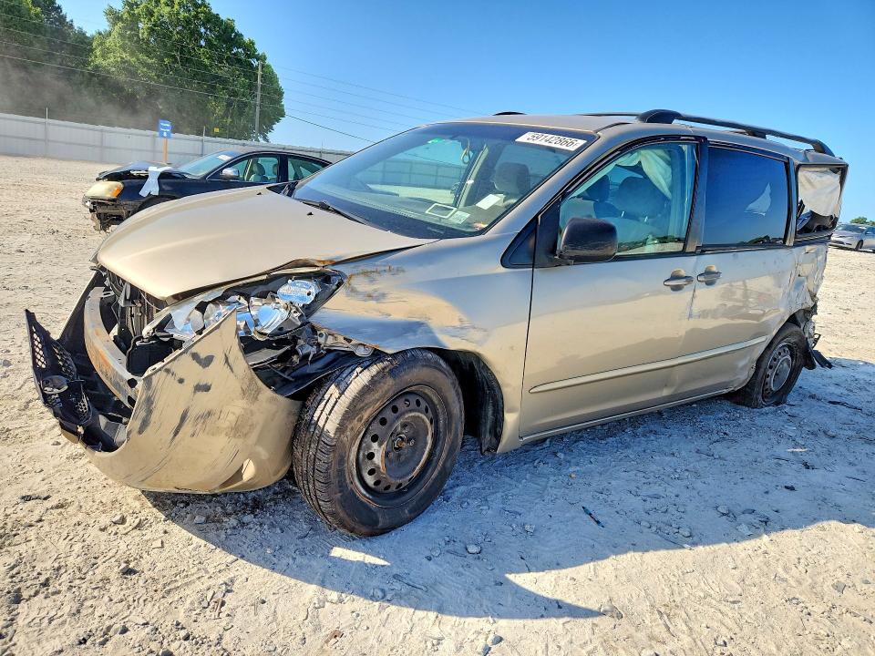 2008 Toyota Sienna VIN 5TDZK23C18S137735 COPART salvage auction — REAR END, GA - CERT OF TITLE-SALVAGE (P), sold $800 on 2026-07-20 (photo 1)