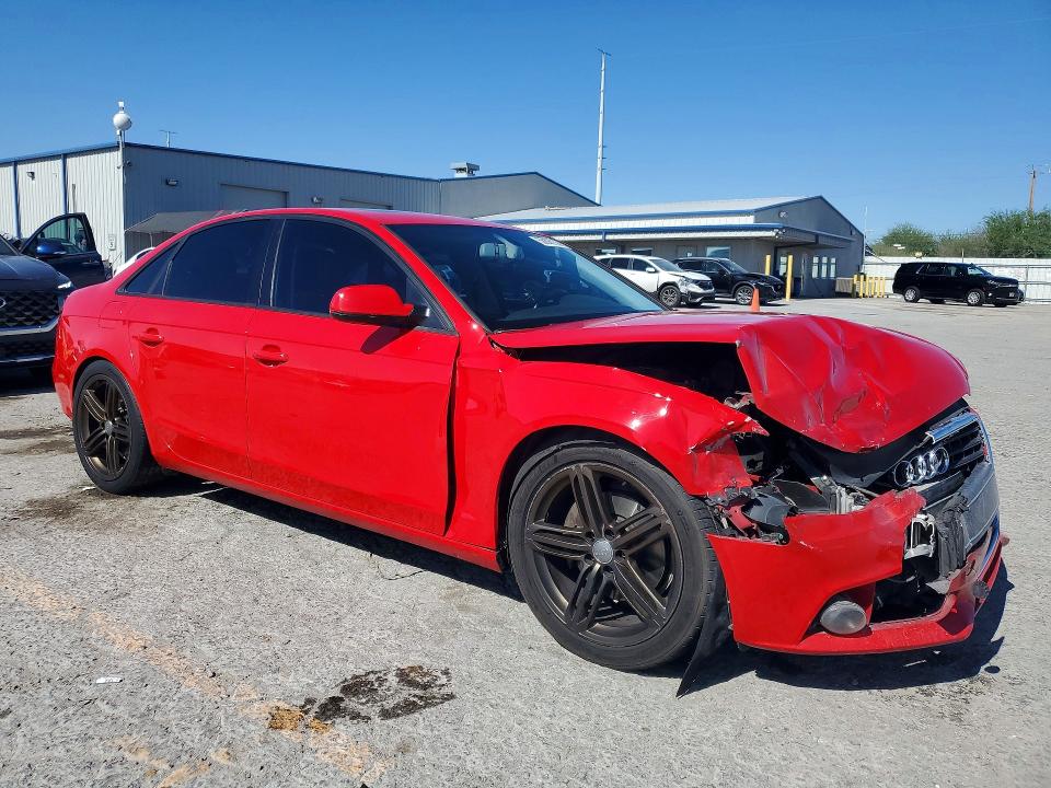 2012 Audi A4 VIN WAUBFAFL6CN004329 COPART salvage auction — FRONT END, Nv - Salvage Title, sold $125 on 2026-07-28 (photo 4)
