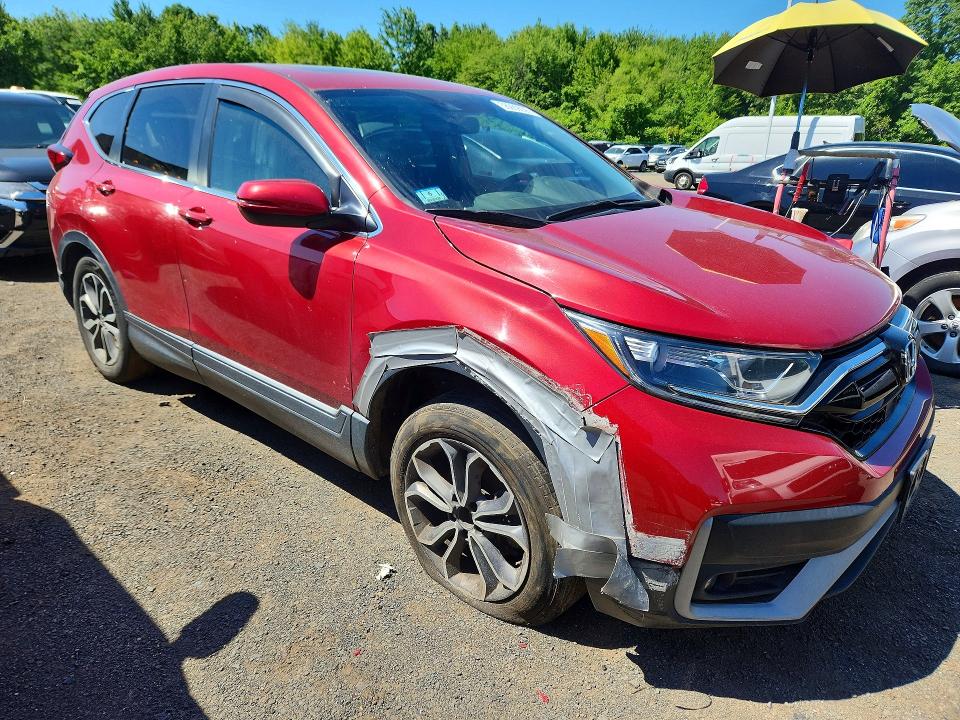 2021 Honda Cr-v VIN 2HKRW2H84MH629491 COPART salvage auction — FRONT END, Ma - Certificate Of Title (P), sold $12,000 on 2026-07-03 (photo 4)