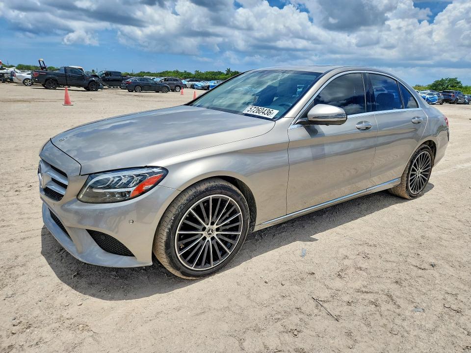 2020 Mercedes-benz C-klasse VIN WDDWF8DB2LR526770 COPART salvage auction — FRONT END, Salvage Title, sold $3,650 on 2026-07-30 (photo 1)