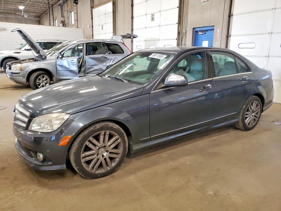 2008 Mercedes-benz C class VIN WDDGF81XX8F153569 COPART salvage auction — MINOR DENT/SCRATCHES, MN - CERTIFICATE OF TITLE, sold $925 on 2026-07-07 (photo 1)