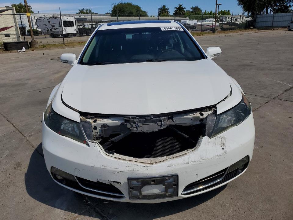 2013 Acura Tl VIN 19UUA8F55DA000058 COPART salvage auction — FRONT END, Ca - Salvage Certificate, sold $2,600 on 2026-07-20 (photo 5)