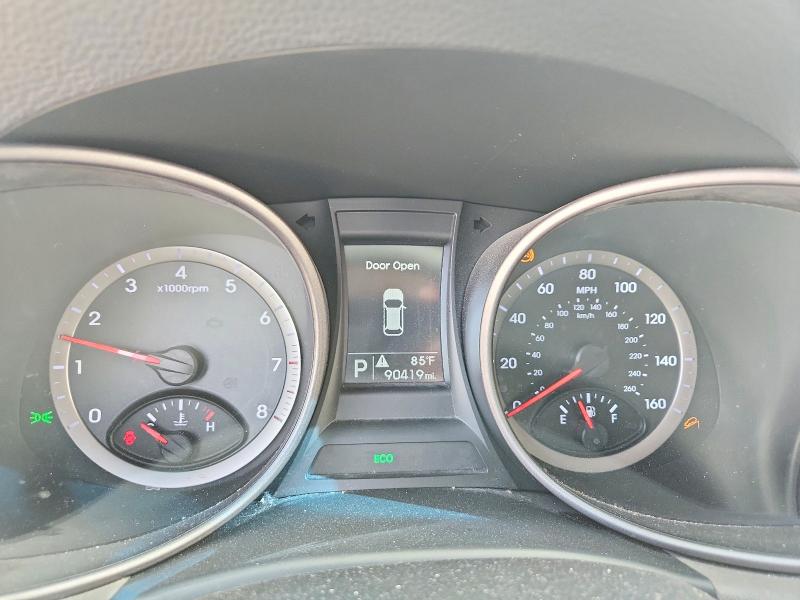 2016 Hyundai Santa fe VIN 5XYZT3LB1GG360377 COPART salvage auction — FRONT END, TX - SALVAGE VEHICLE TITLE (P), sold $1,850 on 2026-07-16 (photo 9)