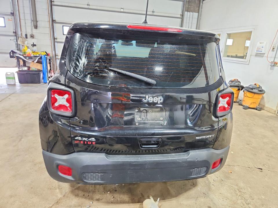 2020 Jeep Renegade VIN ZACNJBAB6LPL25469 COPART salvage auction — FRONT END, Mi - Certificate Of Title, sold $1,000 on 2026-08-13 (photo 6)