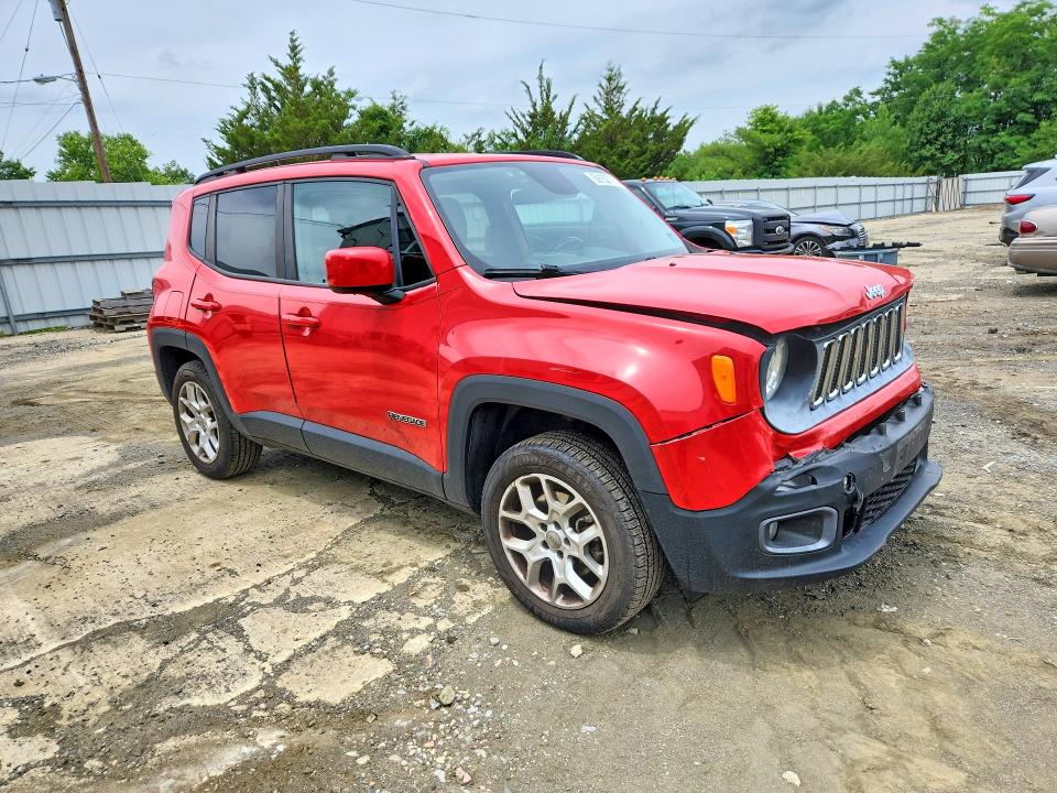 2015 Jeep Renegade VIN ZACCJBBT5FPB40237 COPART salvage auction — FRONT END, Nj - Cert Of Title-Salvage, sold $875 on 2026-08-05 (photo 4)