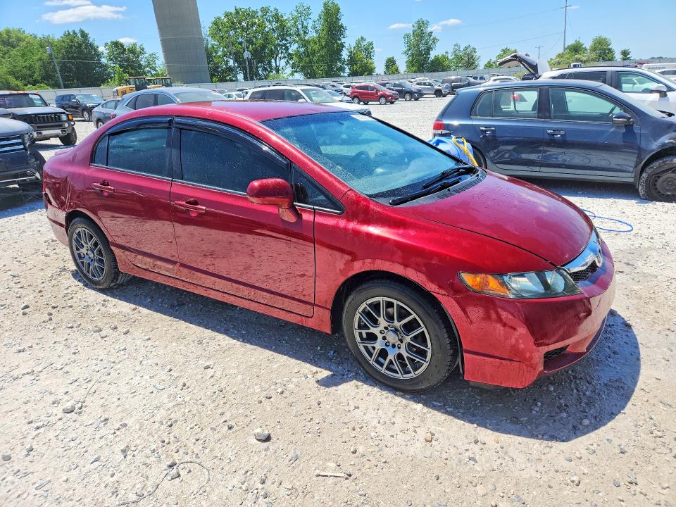 2009 Honda Civic VIN 2HGFA16609H325766 COPART salvage auction — REAR END, Mi - Certificate Of Title, sold $1,850 on 2026-07-09 (photo 4)