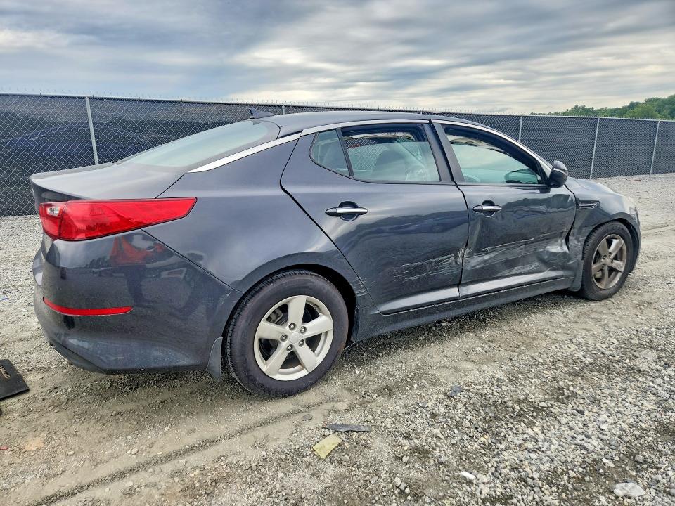2015 Kia VIN KNAGM4A71F5640085 COPART salvage auction — SIDE, Sc - Cert Of Title-Salvage, sold $725 on 2026-07-20 (photo 3)