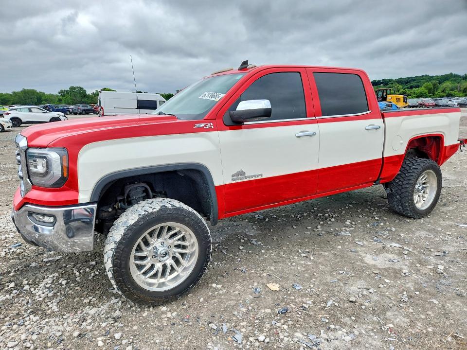 2018 Gmc VIN 3GTU2NECXJG382496 COPART salvage auction — REAR END, Il - Salvage Certificate, sold $14,200 on 2026-08-03 (photo 1)
