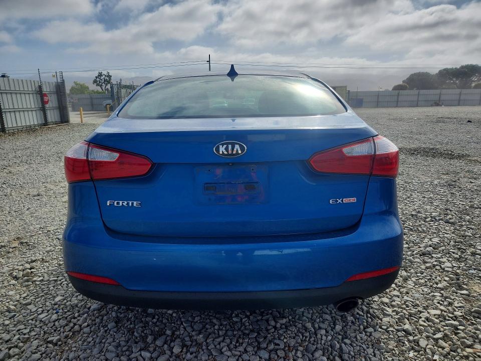 2014 Kia Forte VIN KNAFX4A85E5123124 COPART salvage auction — FRONT END, Ca - Salvage Certificate, sold $1,450 on 2026-07-21 (photo 6)
