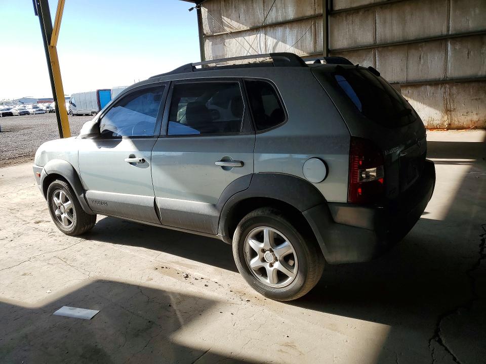 2005 Hyundai Tucson VIN KM8JN72D45U111158 COPART salvage auction — FRONT END, Az - Certificate Of Title, sold $475 on 2026-07-27 (photo 2)