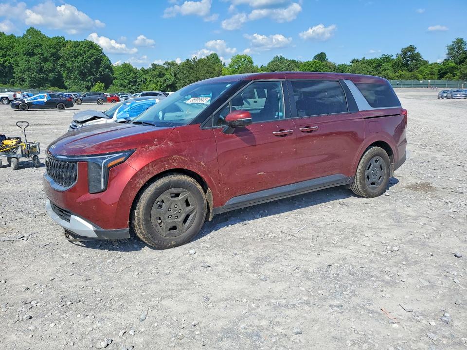 2025 Kia Carnival VIN KNDNB5K30S6478049 COPART salvage auction — FRONT END, Tn - Salvage Certificate, sold $12,400 on 2026-07-30 (photo 1)