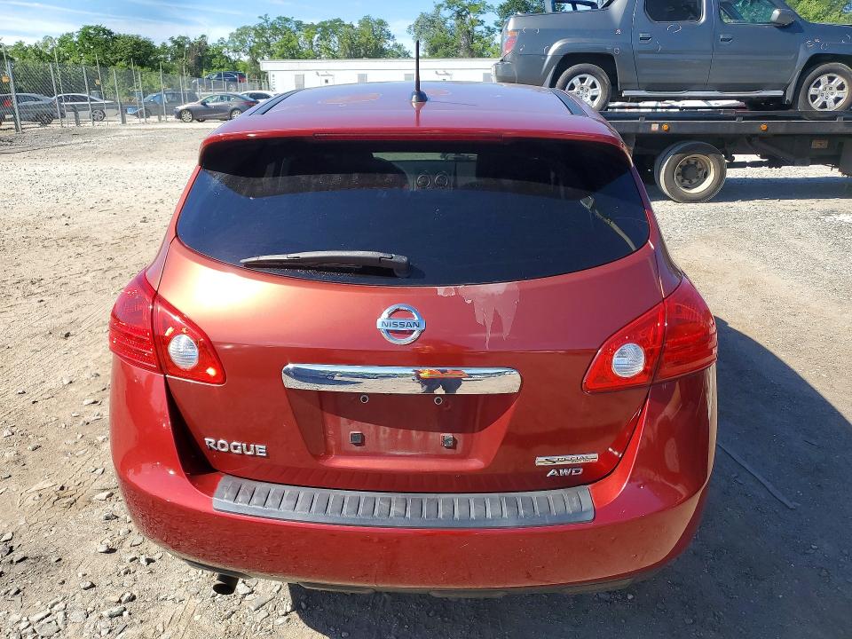 2013 Nissan Rogue VIN JN8AS5MV5DW645705 COPART salvage auction — MINOR DENT/SCRATCHES, Md - Certificate Of Title, sold $775 on 2026-07-02 (photo 6)