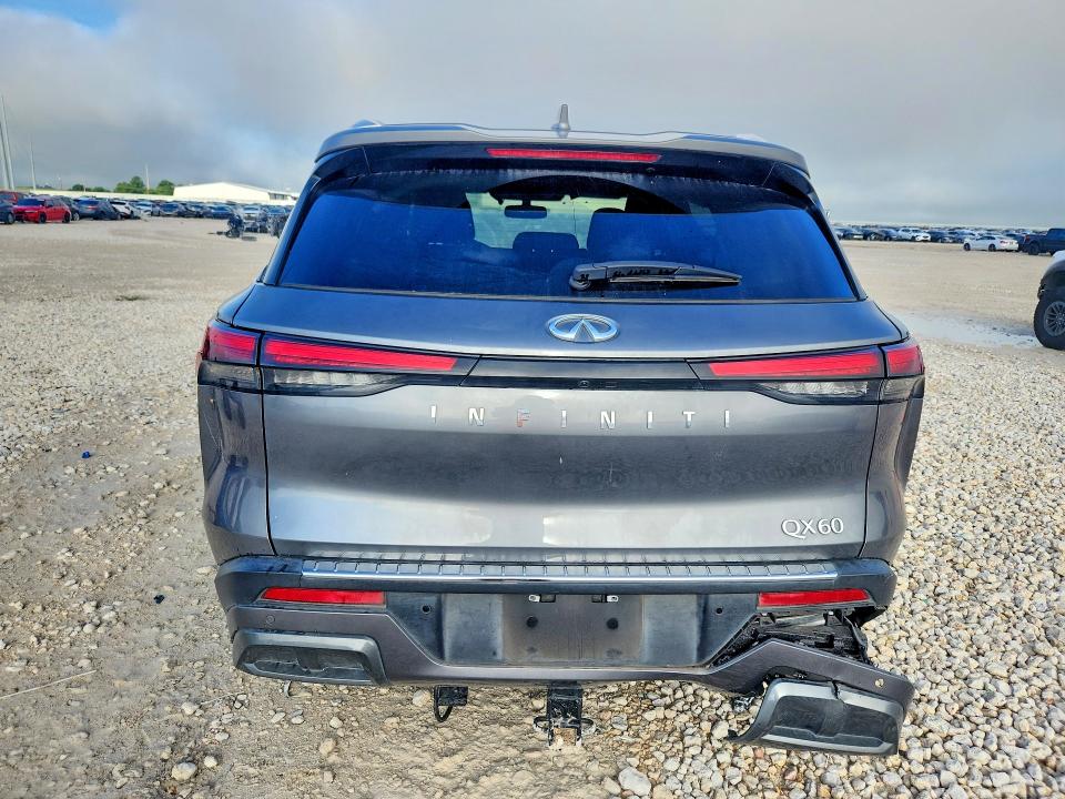 2022 Infiniti VIN 5N1DL1FR7NC333821 COPART salvage auction — FRONT END, Tx - Salvage Vehicle Title, sold $10,500 on 2026-07-02 (photo 6)