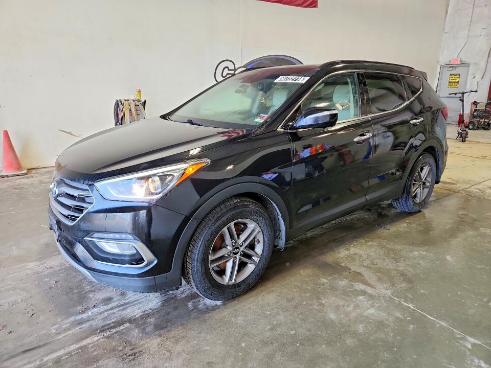 2017 Hyundai Santa fe VIN 5XYZUDLB2HG485425 COPART salvage auction — MINOR DENT/SCRATCHES, Ne - Certificate Of Title, sold $3,700 on 2026-07-08 (photo 1)