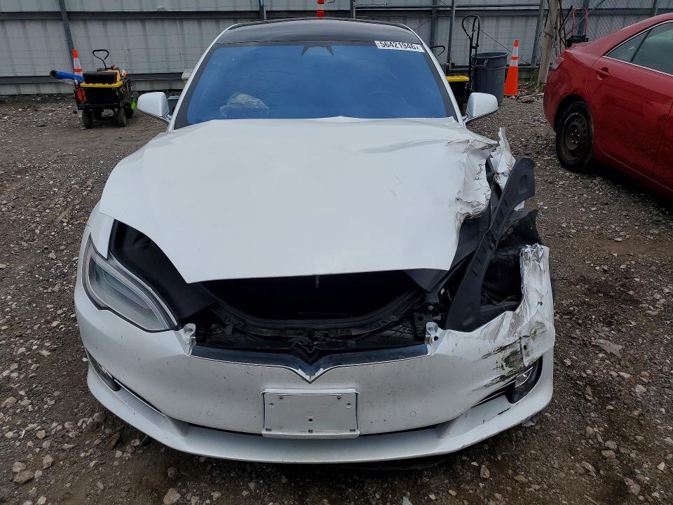 2020 Tesla VIN 5YJSA1E24LF358004 COPART salvage auction — FRONT END, MD - CERT OF SALVAGE > 75% DAMAGE, sold $1,850 on 2026-08-03 (photo 5)