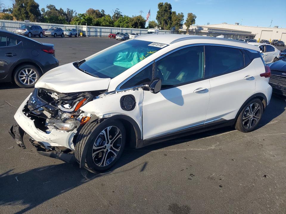 2020 Chevrolet Bolt ev VIN 1G1FZ6S03L4145765 COPART salvage auction — FRONT END, Ca - Salvage Certificate, sold $3,150 on 2026-07-08 (photo 1)
