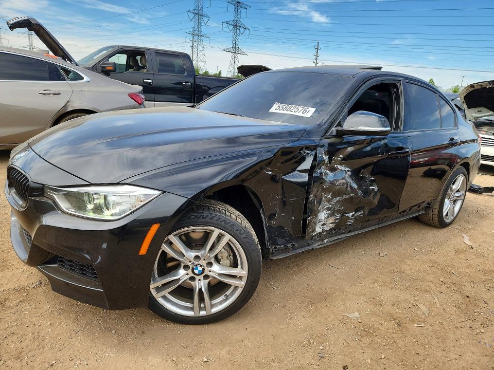 2013 BMW 3er VIN WBA3B9C54DF586656 COPART salvage auction — SIDE, Il - Salvage Certificate, sold $6,400 on 2026-07-28 (photo 1)