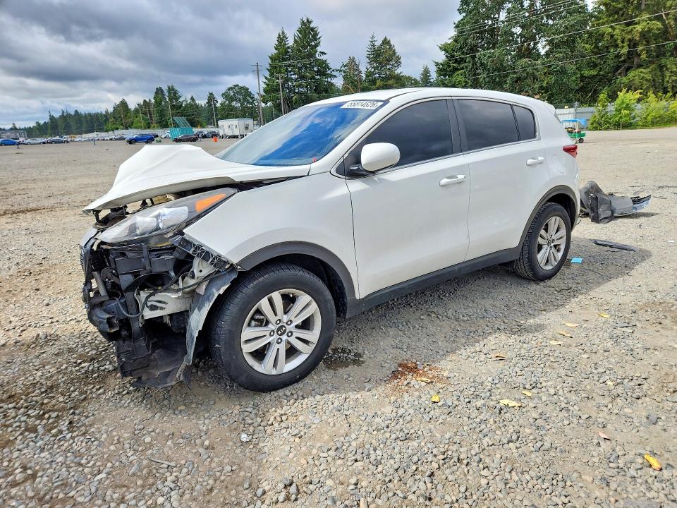 2019 Kia Sportage VIN KNDPM3AC5K7563942 COPART salvage auction — FRONT END, Salvage Title, sold $975 on 2026-07-14 (photo 1)