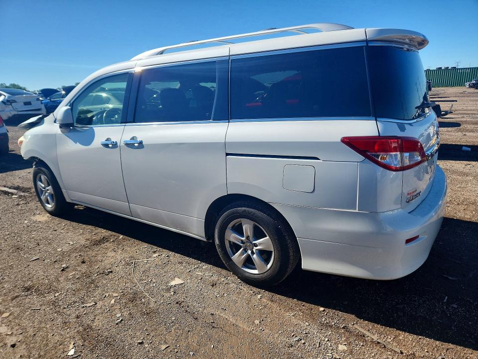 2012 Nissan Quest VIN JN8AE2KP2C9042170 COPART salvage auction — FRONT END, Il - Salvage Certificate, sold $575 on 2026-07-09 (photo 2)
