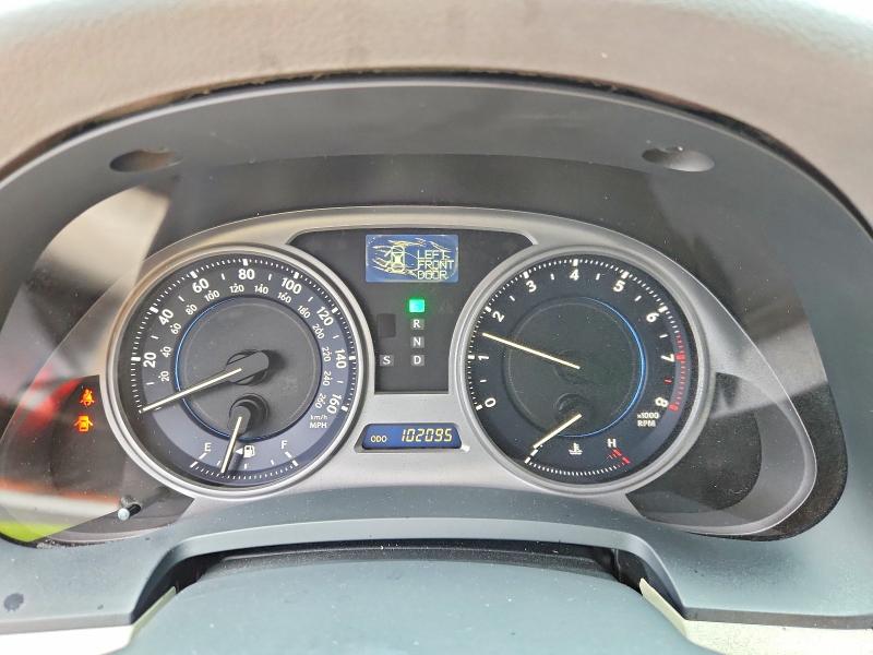 2009 Lexus Is 250 VIN JTHBK262292092381 COPART salvage auction — FRONT END, Ga - Cert Of Title-Salvage, sold $2,250 on 2026-07-09 (photo 9)