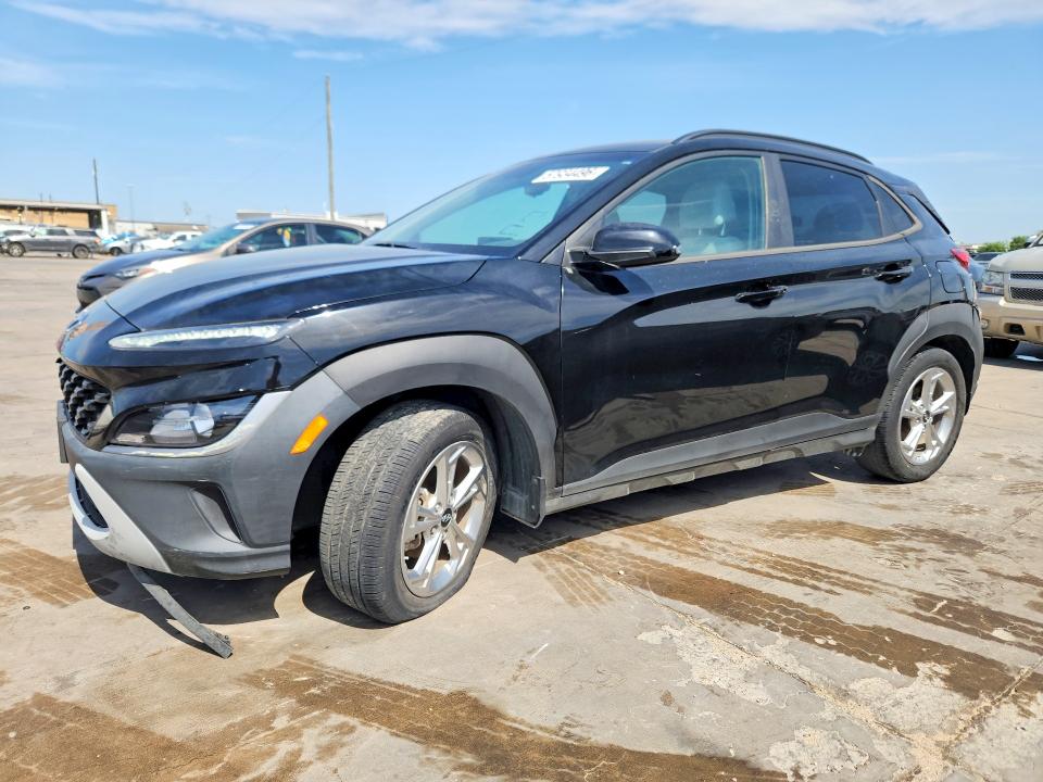 2022 Hyundai Kona VIN KM8K62AB9NU881764 COPART salvage auction — REAR END, Tx - Certificate Of Title, sold $5,600 on 2026-07-23 (photo 1)