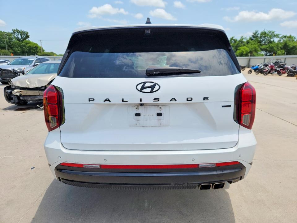 2024 Hyundai Palisade VIN KM8R7DGE4RU749025 COPART salvage auction — FRONT END, Tx - Salvage Vehicle Title, sold $8,200 on 2026-07-09 (photo 6)