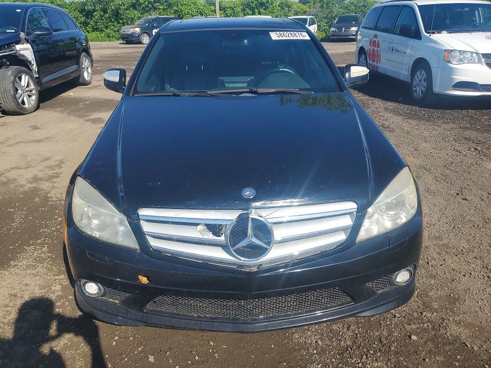 2009 Mercedes-benz C-klasse VIN WDDGF81X89F327057 COPART salvage auction — WATER/FLOOD, Qc - Irrecuperable, sold $650 on 2026-08-11 (photo 5)