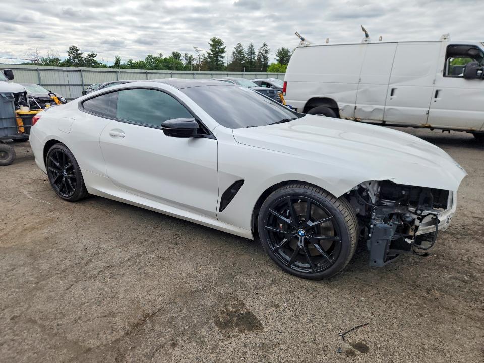 2024 BMW M850i xdrive VIN WBABC4C03RCR37470 COPART salvage auction — FRONT END, PA - CERTIFICATE OF SALVAGE, sold $25,500 on 2026-07-31 (photo 4)