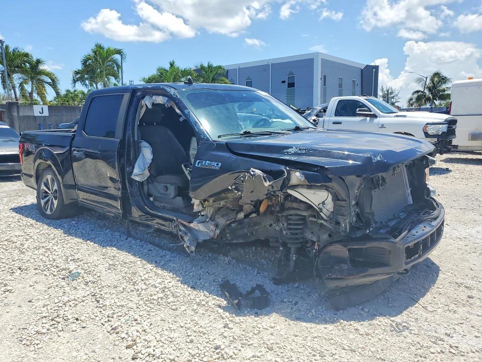 2020 Ford F-150 lightning VIN 1FTEW1EP9LKD22984 COPART salvage auction — FRONT END, FL - CERT OF TITLE W/SLVG HISTORY, sold $3,300 on 2026-07-02 (photo 4)