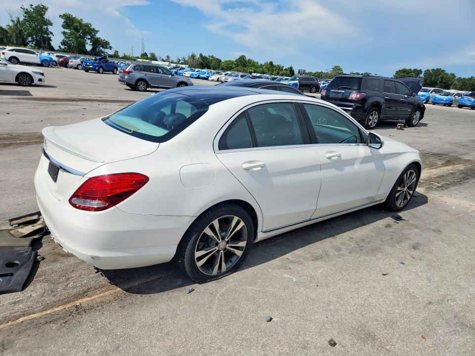 2017 Mercedes-benz C-klasse VIN WDDWF4JB9HR252777 COPART salvage auction — MINOR DENT/SCRATCHES, Fl - Certificate Of Title, sold $6,800 on 2026-07-28 (photo 3)
