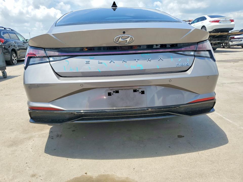 2022 Hyundai Elantra VIN KMHLN4AJ5NU031043 COPART salvage auction — HAIL, Tx - Certificate Of Title, sold $10,900 on 2026-07-13 (photo 6)