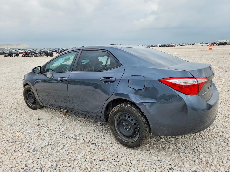 2016 Toyota Corolla VIN 2T1BURHE0GC619540 COPART salvage auction — SIDE, TX - SALVAGE VEHICLE TITLE (P), sold $950 on 2026-07-09 (photo 2)