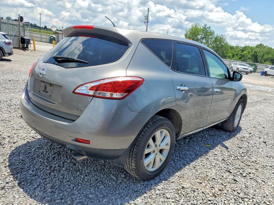 2011 Nissan Murano VIN JN8AZ1MWXBW160681 COPART salvage auction — NORMAL WEAR, Al - Certificate Of Title, sold $300 on 2026-07-10 (photo 3)