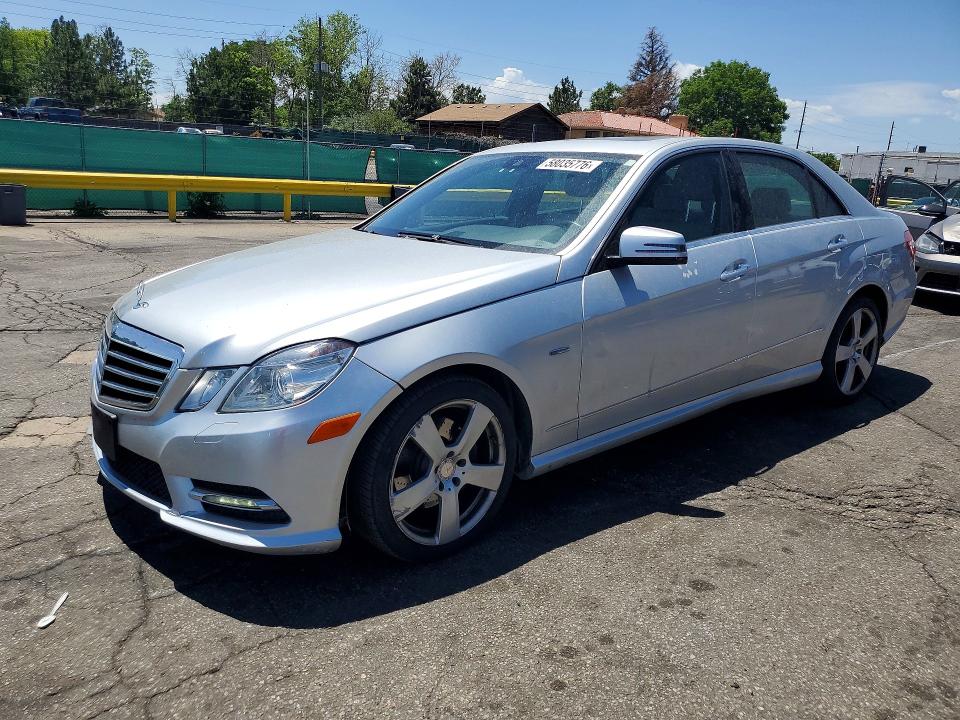 2012 Mercedes-benz E-klasse VIN WDDHF8JB5CA646669 COPART salvage auction — REAR END, CO - SALVAGE TITLE (P), sold $3,200 on 2026-07-28 (photo 1)