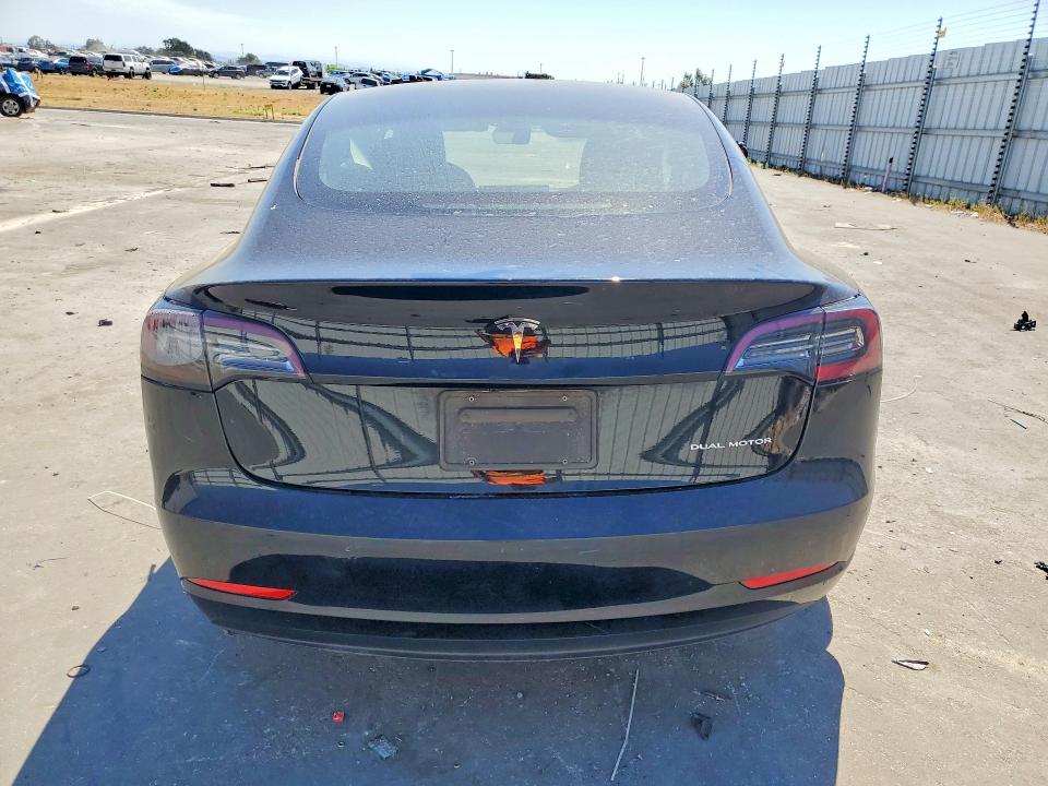 2022 Tesla Model 3 VIN 5YJ3E1EB7NF239679 COPART salvage auction — SIDE, Ca - Salvage Certificate, sold $6,400 on 2026-07-23 (photo 6)