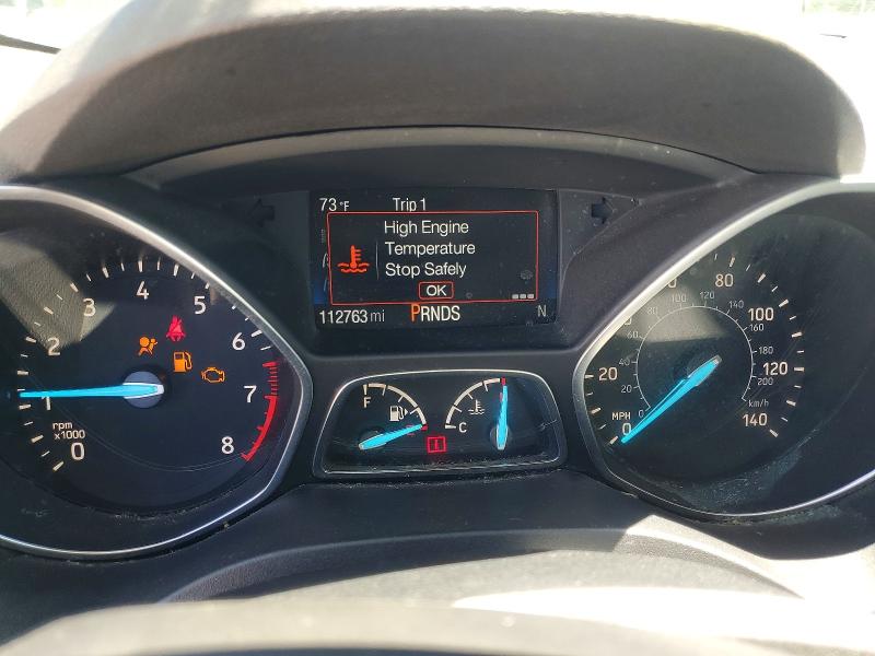2017 Ford Escape VIN 1FMCU0JD1HUE69536 COPART salvage auction — FRONT END, KY - BILL OF SALE/PART ONLY/NO TITL, sold $925 on 2026-07-02 (photo 9)