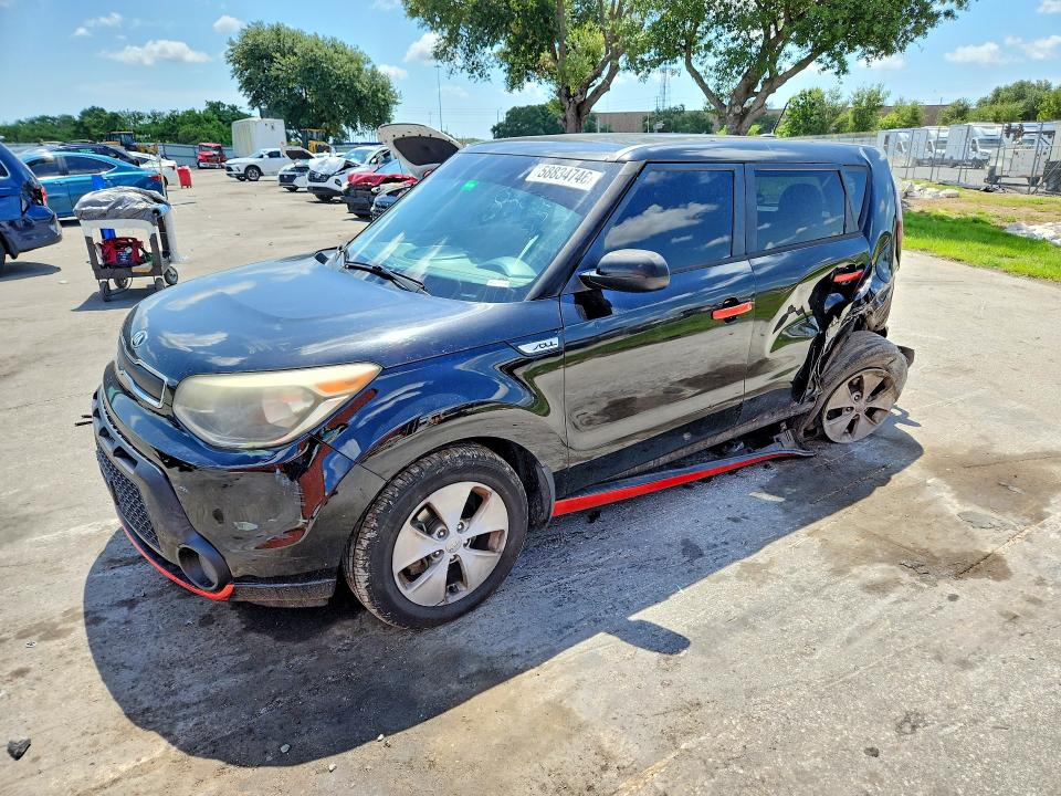 2015 Kia Soul VIN KNDJN2A25F7158285 COPART salvage auction — SIDE, Fl - Cert Of Title Slvg Rebuildable, sold $400 on 2026-07-14 (photo 1)