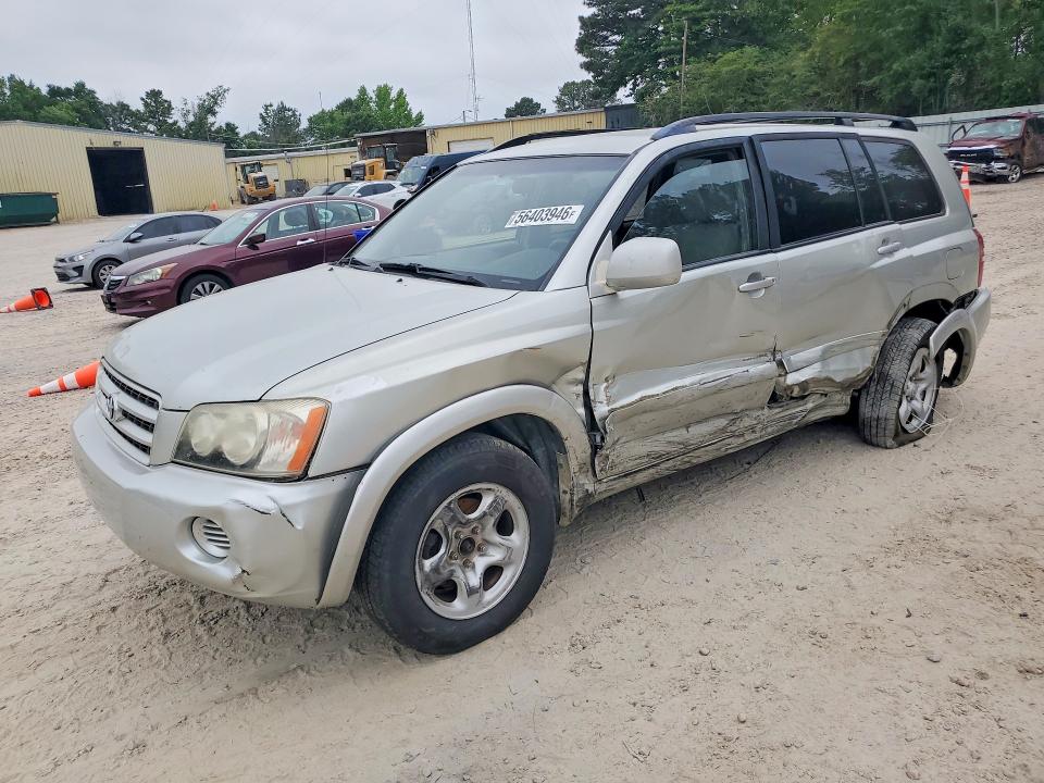 2003 Toyota Highlander VIN JTEGF21A830077733 COPART salvage auction — SIDE, Nc - Salvage Certificate Of Title, sold $900 on 2026-07-31 (photo 1)