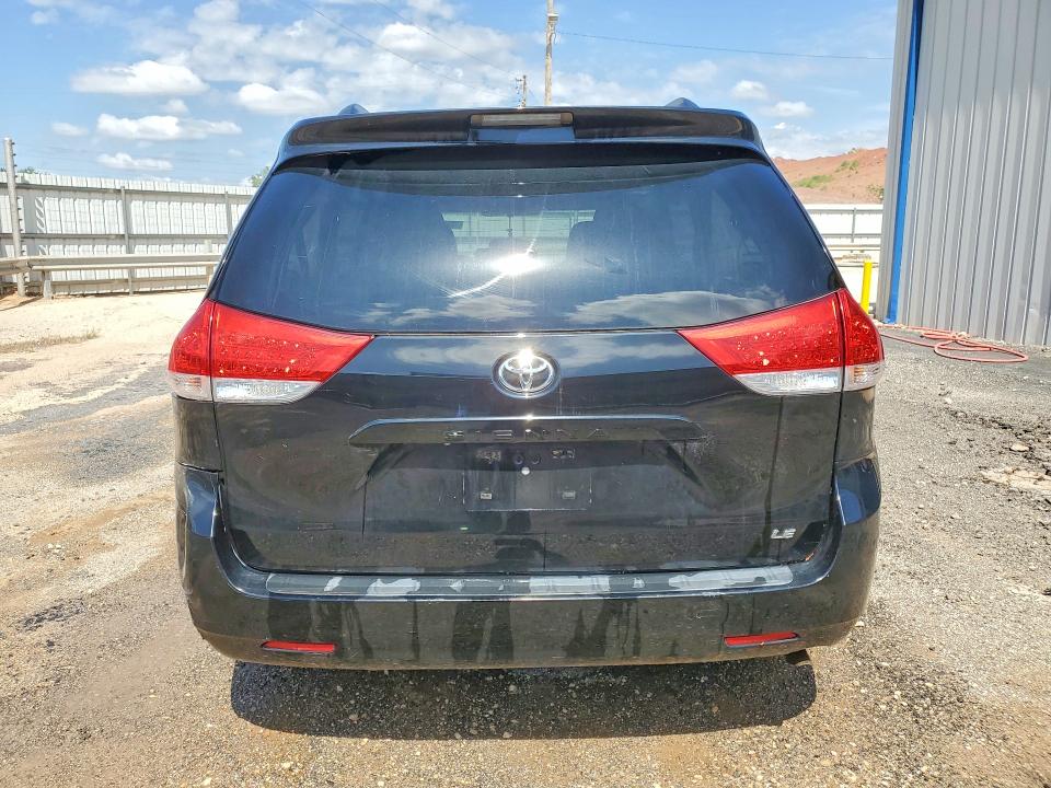2014 Toyota Sienna VIN 5TDKK3DC9ES476356 COPART salvage auction — FRONT END, Tx - Certificate Of Title, sold $5,900 on 2026-07-14 (photo 6)