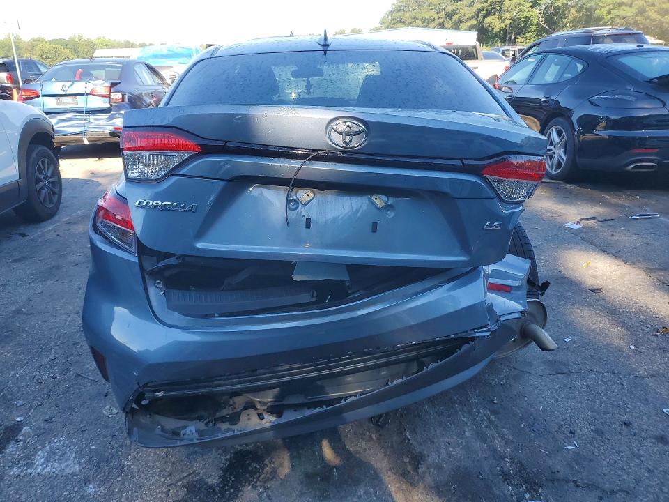 2022 Toyota Corolla VIN JTDEPMAE9N3026069 COPART salvage auction — REAR END, Ga - Cert Of Title-Salvage, sold $3,650 on 2026-07-24 (photo 6)
