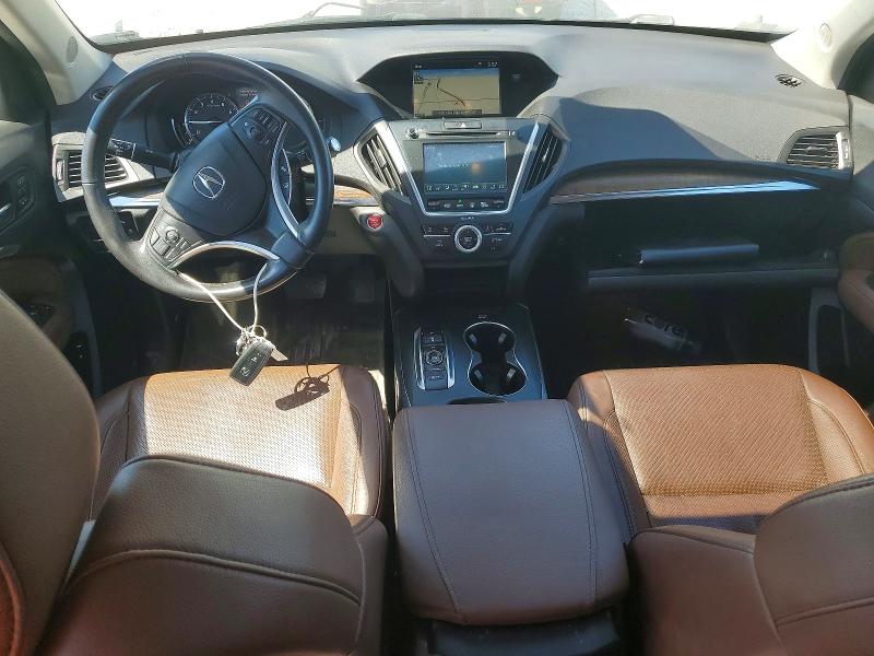 2019 Acura Mdx VIN 5J8YD4H50KL014756 COPART salvage auction — REAR END, Mi - Certificate Of Title, sold $4,600 on 2026-07-09 (photo 8)