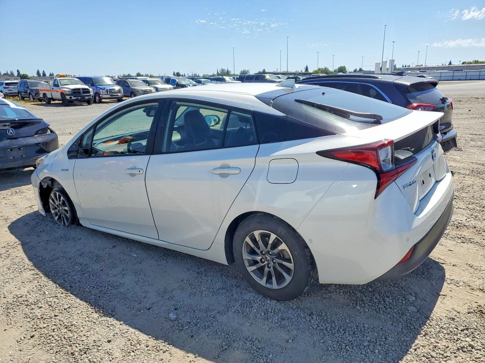 2019 Toyota Prius VIN JTDKARFU1K3101361 COPART salvage auction — FRONT END, Ca - Salvage Certificate, sold $8,200 on 2026-07-02 (photo 2)