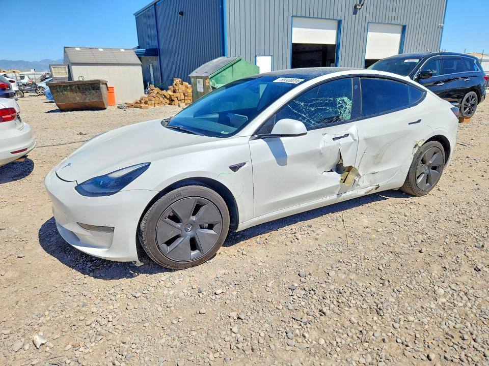 2021 Tesla Model 3 VIN 5YJ3E1EB8MF928242 — COPART salvage auction photo
