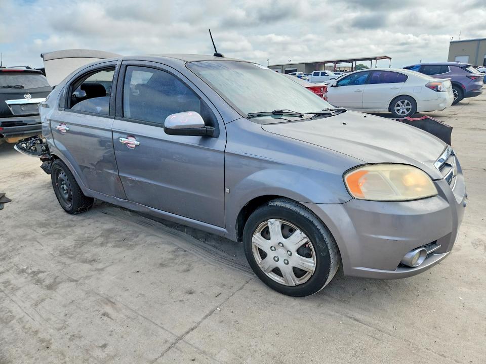 2009 Chevrolet Aveo VIN KL1TG56E89B613730 COPART salvage auction — REAR END, Tx - Salvage Vehicle Title, sold $250 on 2026-07-09 (photo 4)