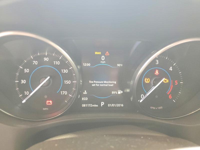2018 Jaguar F-pace VIN SADCL2FN5JA261496 COPART salvage auction — MECHANICAL, Wv - Certificate Of Title, sold $3,400 on 2026-07-17 (photo 9)