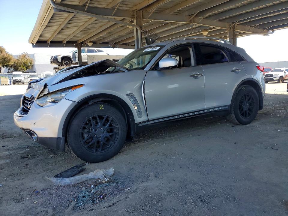 2013 Infiniti Fx VIN JN8CS1MU7DM141743 COPART salvage auction — FRONT END, Ca - Salvage Certificate, sold $500 on 2026-07-21 (photo 1)