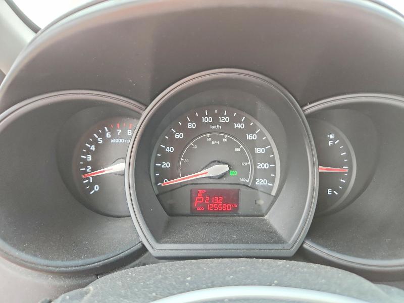 2013 Kia Rio VIN KNADM4A37D6235789 COPART salvage auction — FRONT END, Ab - Bos - Salvage, sold $725 on 2026-07-02 (photo 9)